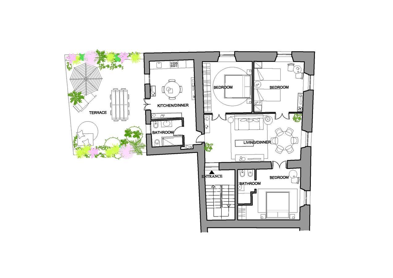 Mami'S Home Trastevere Apt With Private Terrace 로마 외부 사진